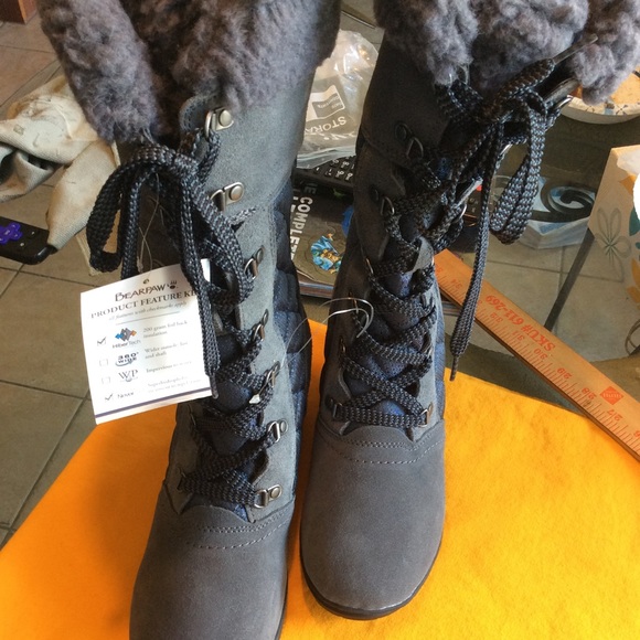 Bearpaw Destiny Bluegray Suede Boots 